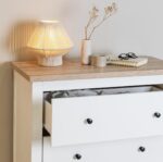 Bampton 4 Drawer Tall Chest of Drawers - Alabaster White - Image 2
