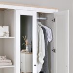 Bampton 3 Door Wardrobe with 2 Drawers - Alabaster White - Image 3