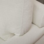 Brea 3 Seater Sofa - Oyster White with Whitewash Oak Legs - Image 5