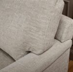 Brea 2 Seater Sofa - Mink Taupe with Whitewash Oak Legs - Image 3