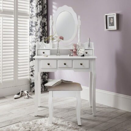 Outlet - Capri Dressing Table Ivory