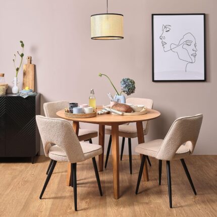 Charlie Classic Oak Dining Table - Drop Leaf