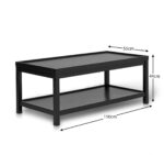 Charlie Noir Black Coffee Table - Image 10