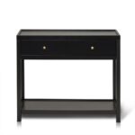 Charlie Black 2 Drawer Console Table - Image 7