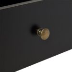 Charlie Black 2 Drawer Console Table - Image 4