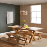Charlotte Whitewash Dining Table - Extendable - Cross Leg - Image 2