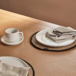 Charlotte Pale Oak Dining Table - Cross Leg - Image 6