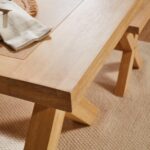Charlotte Whitewash Dining Table Set - 6 Seater - Freya Sand Dining Chairs & Charlotte Bench - Image 7