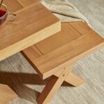 Charlotte 3 Seater Dining Bench - Whitewash Oak - Image 4
