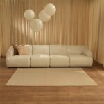 Nathalia 4-Seater Sofa - Chalk White Boucle