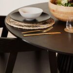 Ella Black Wood Dining Armchairs - Set of 2 - Image 3