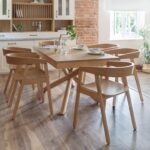 Ella Pale Oak Wood Dining Armchairs - Set of 2 - Image 3