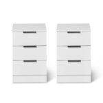 Essie 4 Piece Bedroom Set - 5 Chest of Drawers - Pure White - Image 8