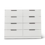 Outlet - Essie 8 Drawer Chest of Drawers - Pure White - Image 5