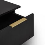 Essie Tall 7 Drawer Chest of Drawers - Black - Image 6