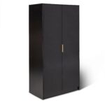 Essie Double Wardrobe - Black - Image 6