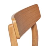 Faye Oak Wooden Woven Chairs - Set of 2 - Image 6