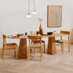 Faye Oak Wooden Woven Chairs - Set of 2 - Image 10
