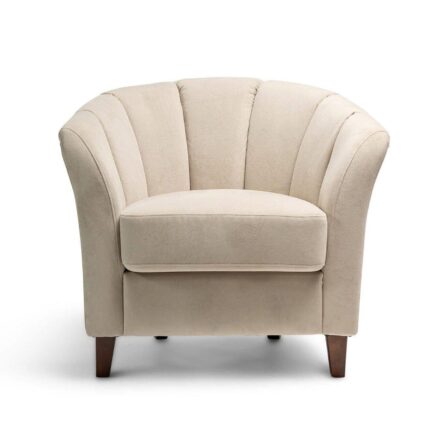 Florence Clay Armchair - Dark Oak Legs