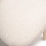 Amelia Whitewash Extendable Dining Table Set - 6 Seater - Freya Boucle Carver Chairs - Whitewash Legs - Image 8