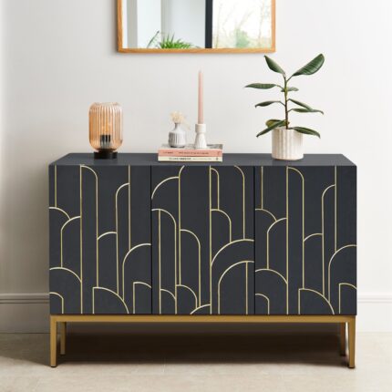 Gatsby 3 Door Sideboard - Smoke Grey