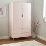 Outlet - Gloria Double Wardrobe - Blush Pink