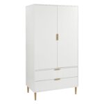 Gloria Double Wardrobe - White - Image 6