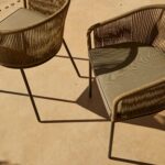 Hali Khaki Green Rope Chair with Cushion - Set of 2 - Image 5