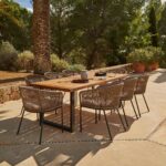 Hali Natural Rope Chair with Cushions - Set of 2 - Image 3