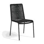 Ryder Black Rope Garden Chairs - Set of 2 - Image 8