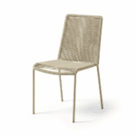 Ezra 4 Seater Round Wooden Garden Set with Ryder Clay Chairs - Image 9
