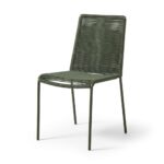 Amelia 6 Seater Dove Grey Concrete Garden Dining Set with Ryder Khaki Chairs - Image 14