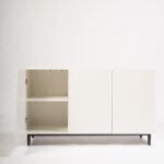 Jack 3 Door Large Sideboard - Geometric White - Image 7