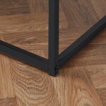 Jay Marble Effect Coffee Table - Black Frame - Image 2