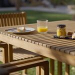 Lennox Table & 8 Lennox Armchairs with Premium Grey Parasol - Image 6