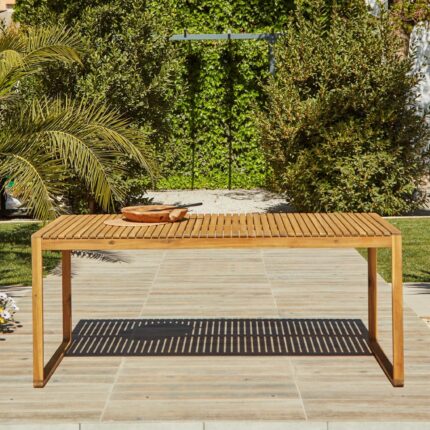 Outlet - Lennox 6 Seater Outdoor Wooden Dining Table