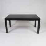 Outlet - Magnus Black Wood Extendable Dining Table - Image 3