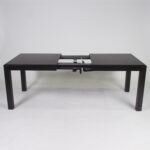 Outlet - Magnus Black Wood Extendable Dining Table - Image 5
