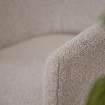 Outlet - Magnus Dove Grey Dining Chair - Oak Legs - Image 4