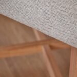 Outlet - Magnus Dove Grey Dining Chair - Oak Legs - Image 5