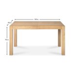Magnus Pale Oak Dining Table - Extendable - Image 4