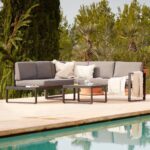 Outlet - Maia 5 Seater Garden Interchangeable Sofa Set - Grey
