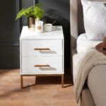 Marie Bedside Table - White - Image 2