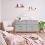 Marie 6 Drawer Chest of Drawers - Grey