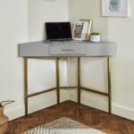 Marie Corner Desk - Grey