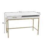 Marie Desk - White - Image 8