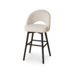Marilyn Boucle Bar Stool - Black Legs - Image 11