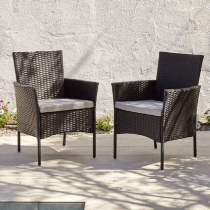 Outlet - 2 x Kemble/Marston Stackable Chair - Black
