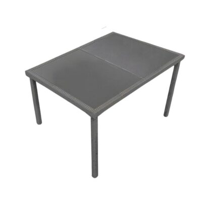 Marston 8 Seater Rectangular Garden Dining Table - Grey
