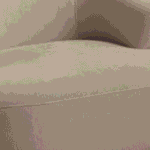 Nathalia Soft Beige Swivel Armchair - Image 3